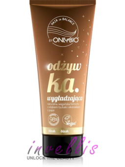 ONLYBIO SHINE SMOOTHING CONDITIONER 200ML invellis kosmetyki tanie uk naturalne zdrowie uroda