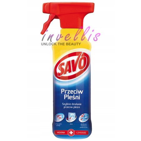 SAVO PLYN PRZECIW PLESNI W SPRAYU 500ML kasztelan bedford polski sklep uk invellis online onlybio neboa ziaja