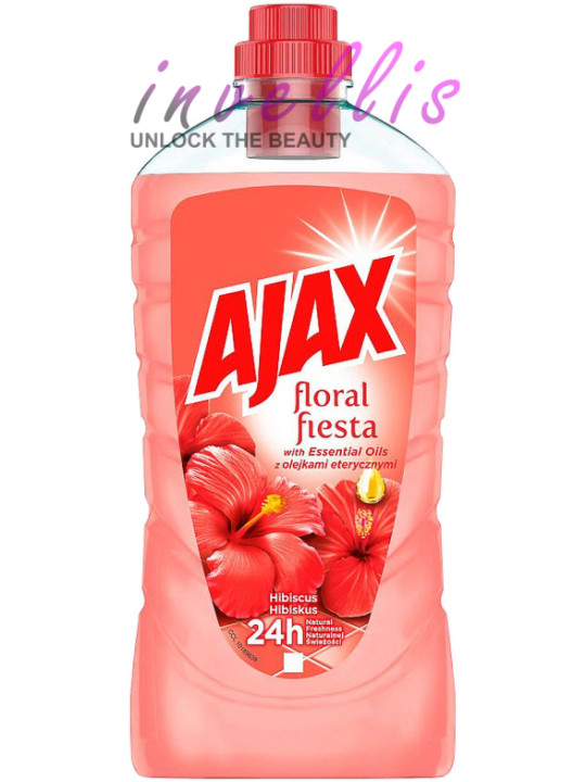 COLGATE PLYN UNIWERSALNY AJAX FLORAL FIESTA HIBISKUS 1L invellis kosmetyki tanie uk naturalne zdrowie uroda