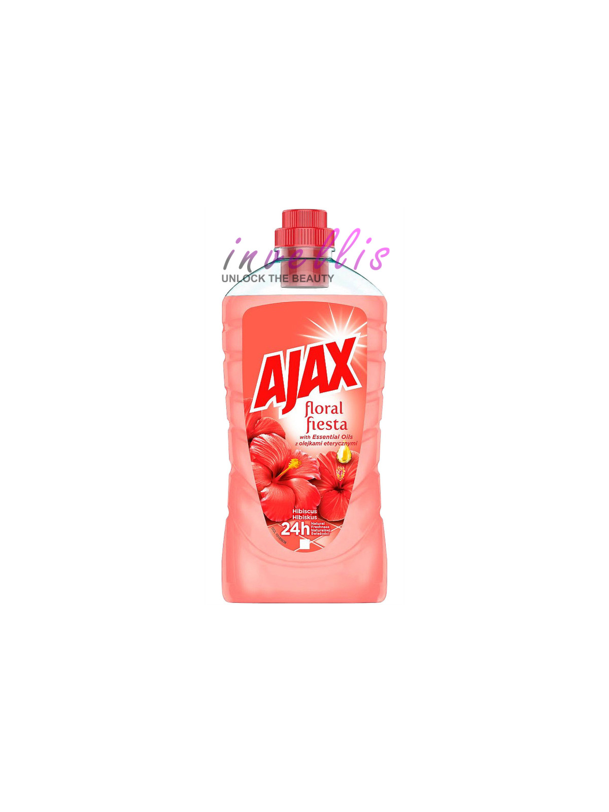 COLGATE PLYN UNIWERSALNY AJAX FLORAL FIESTA HIBISKUS 1L invellis kosmetyki tanie uk naturalne zdrowie uroda