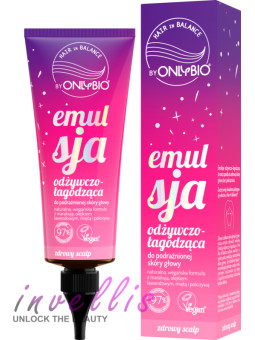 ONLYBIO NOURISHING AND SOOTHING SCALP EMULSION 125ML invellis kosmetyki tanie uk naturalne zdrowie uroda