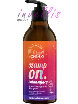 ONLYBIO BALANCING SHAMPOO 400ML invellis kosmetyki tanie uk naturalne zdrowie uroda