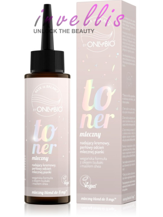 ONLYBIO TONER MLECZNY 100ML invellis kosmetyki tanie uk naturalne zdrowie uroda