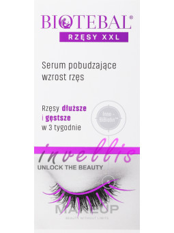 BIOTEBAL XXL EYELASH GROWTH STIMULATING SERUM 3ML invellis kosmetyki tanie uk naturalne zdrowie uroda